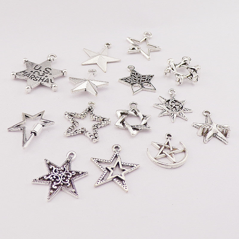 Diy Alloy Jewellery Accessories Vintage Silver Pendant Diy Alloy Jewellery Accessories Vintage Silver Pendant